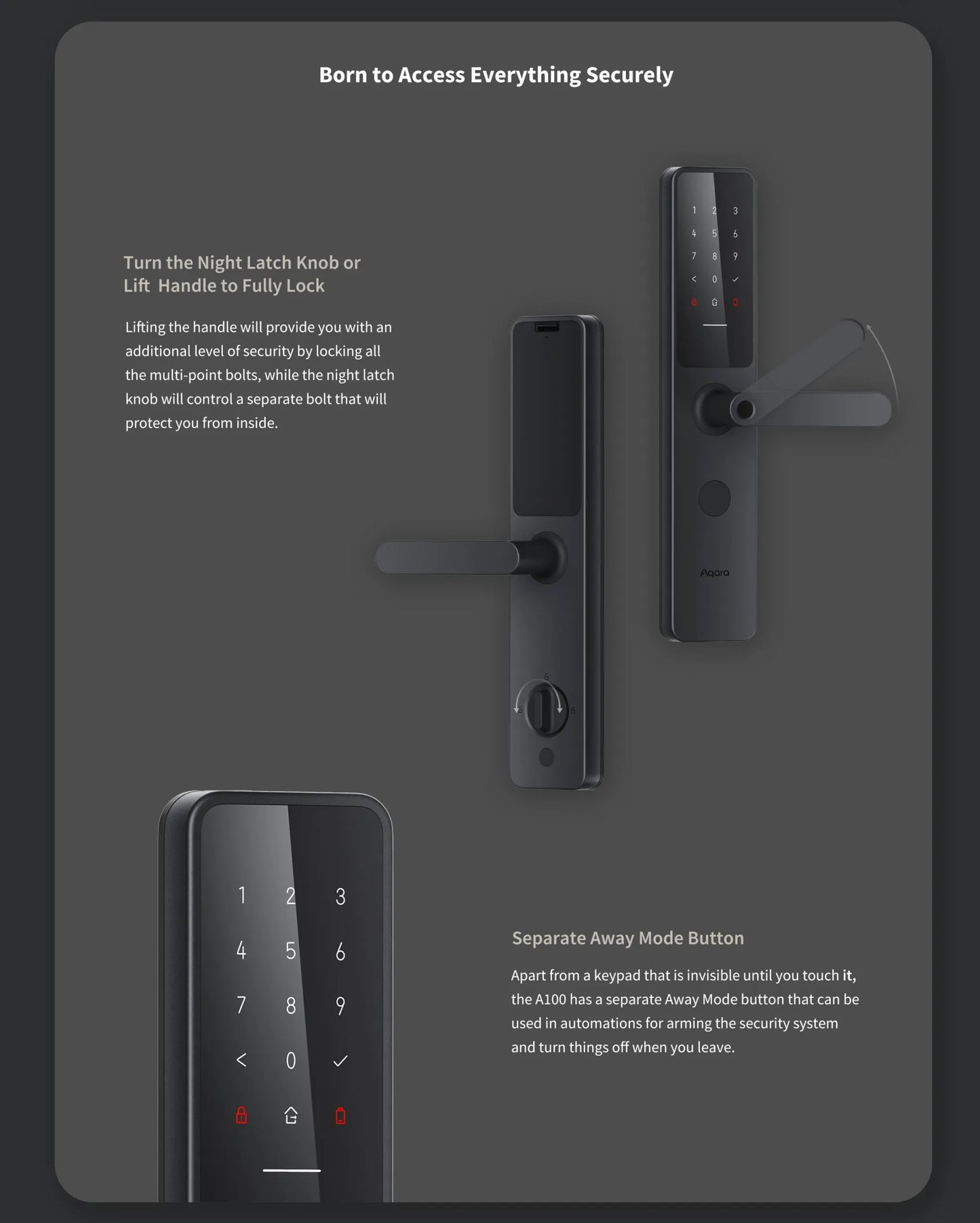 Aqara A100 Zigbee Smart Lock Price Singapore