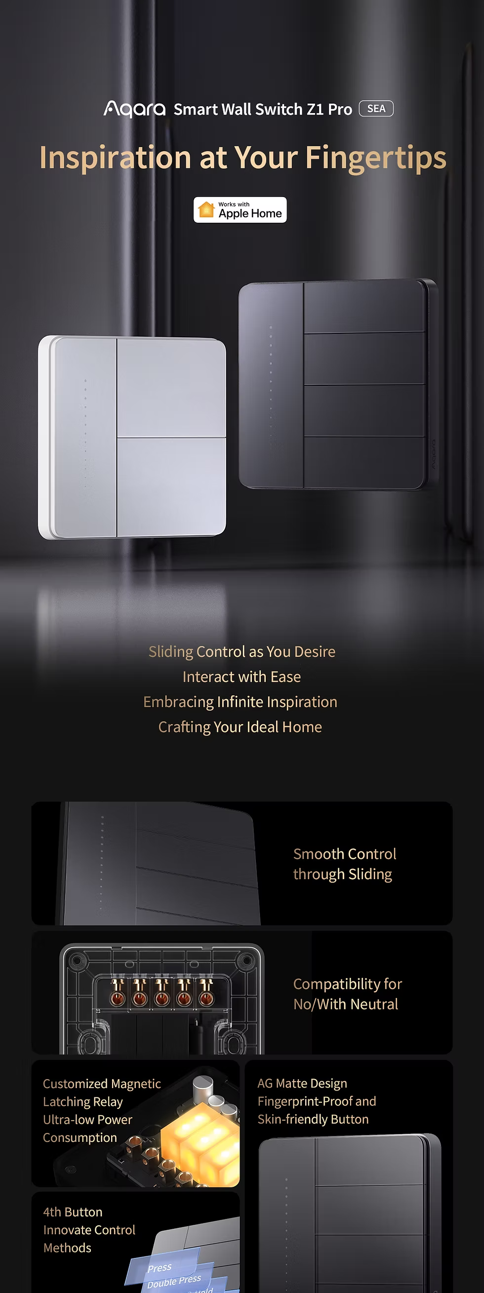 Aqara Z1 Pro Smart Wall Switch - Price in Singapore & Key Specs