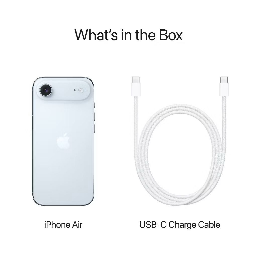 iPhone Air and USB-C Charge Cable Singapore