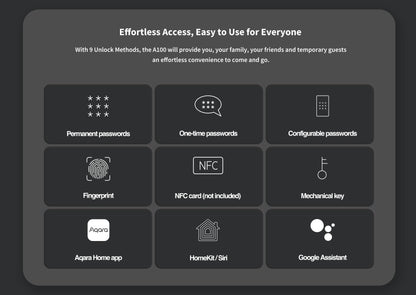 Aqara A100 Zigbee Smart Lock Price Singapore