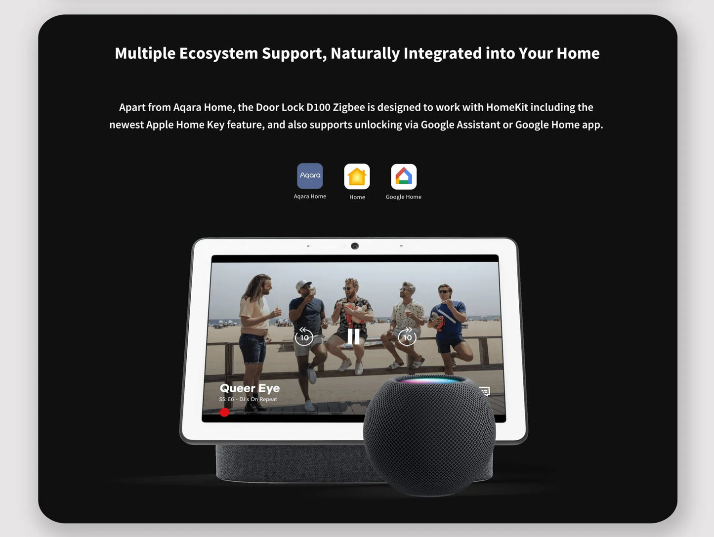 Aqara D100 Zigbee Smart Lock Price Singapore
