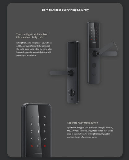Aqara A100 Zigbee Smart Lock Price Singapore