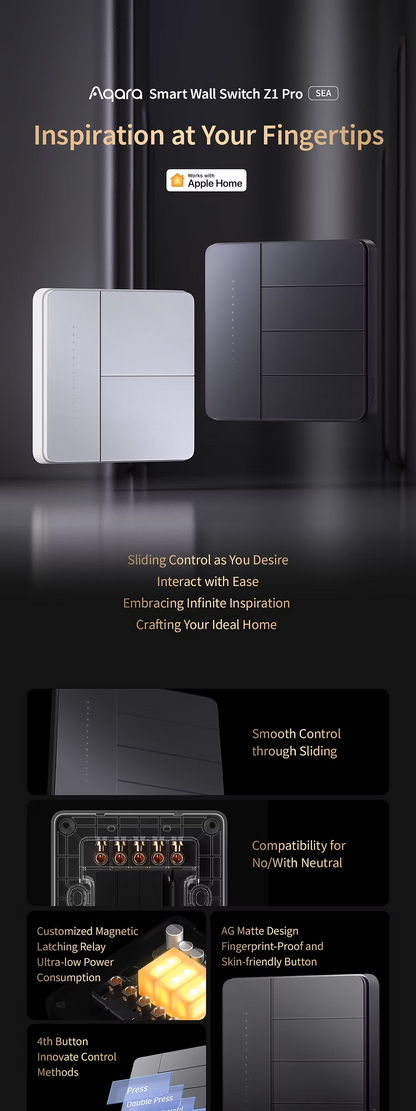 Aqara Z1 Pro Smart Wall Switch - Price in Singapore & Key Specs