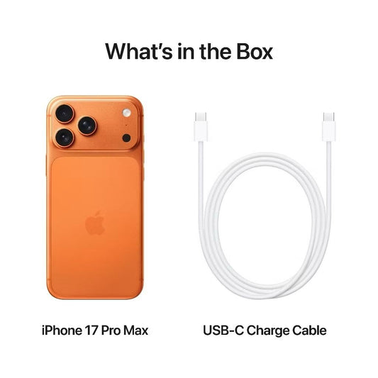 iPhone 17 Pro Max and USB-C Charge Cable Singapore