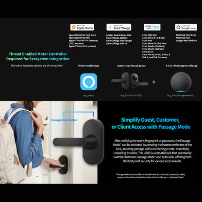 Aqara U300 Smart Lock - Price in Singapore & Key Specs