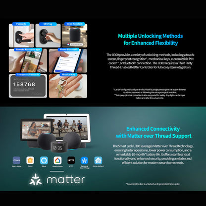 Aqara U300 Smart Lock - Price in Singapore & Key Specs