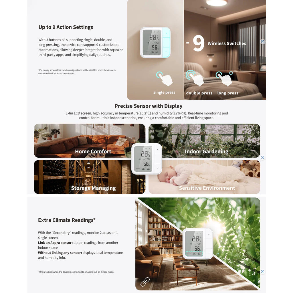 Aqara Climate Sensor W100 - Price in Singapore & Key Specs