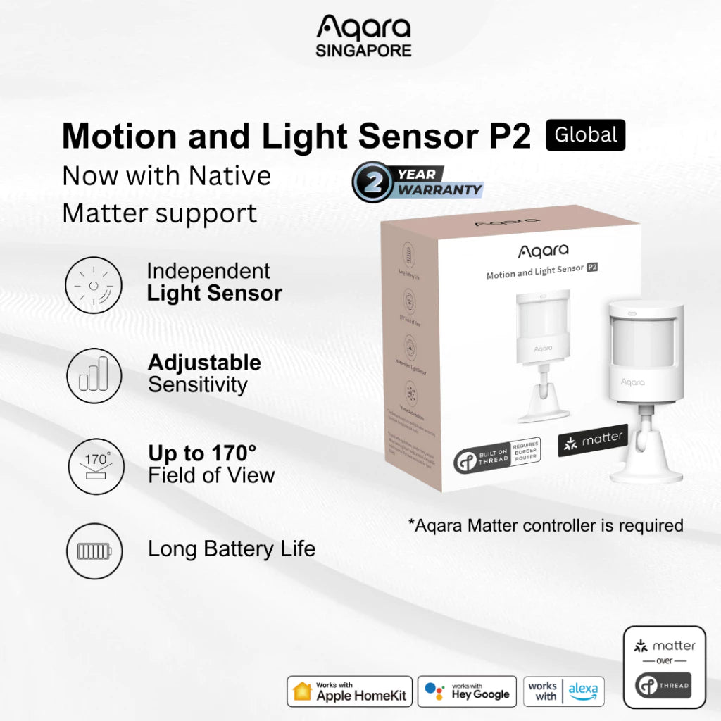 Aqara Motion and Light Sensor P2 - Price in Singapore & Key Specs
